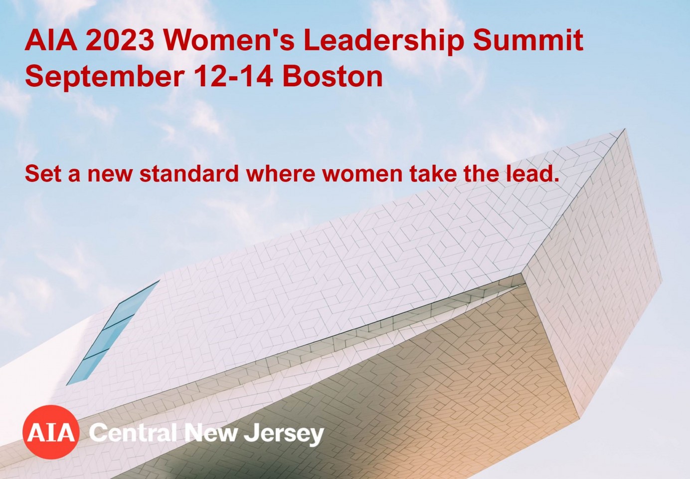 AIA Central New Jersey is a Section of the American Institute for  Architects - Meeting/Event Information